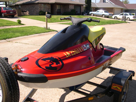 The Blaster on the trailer