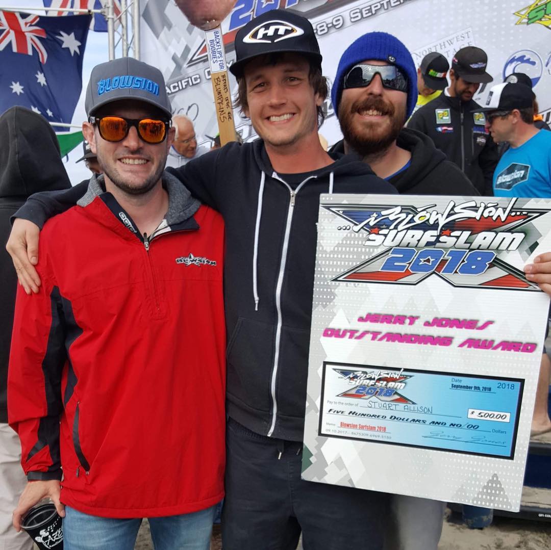 The Jerry Jones Outstanding Award — Blowsion Surf Slam 2018