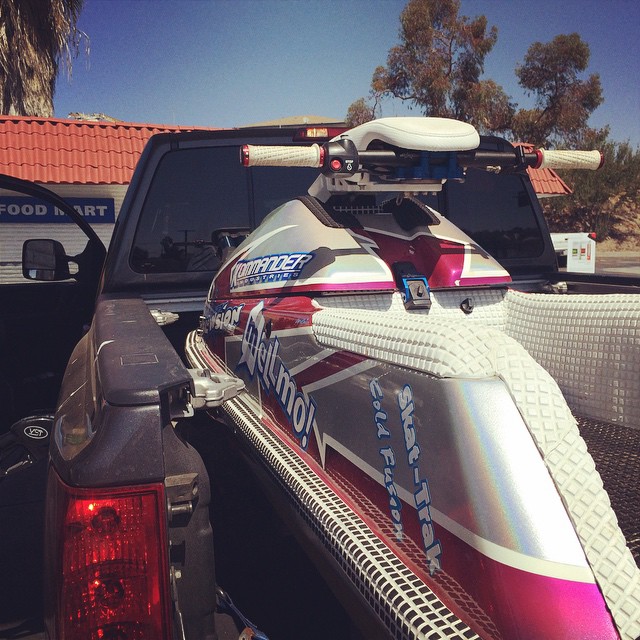 Mellmo ski loaded up — Road trip to Surf Slam 2014